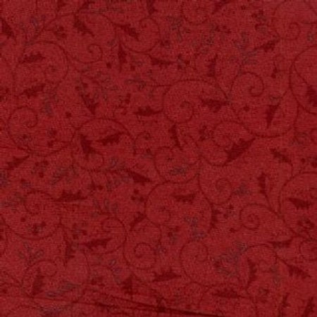 Dickens Red Wide Backing