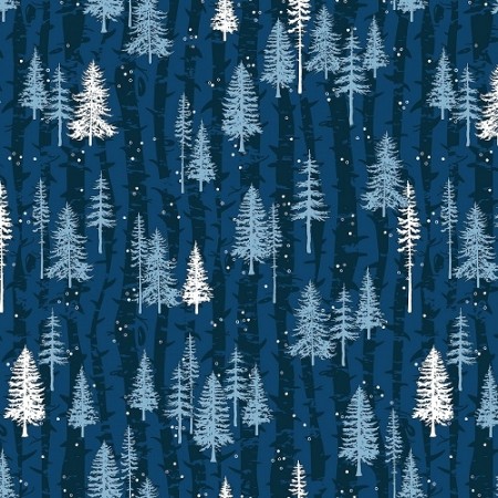 Dk.blue boreal Forest- Scandinavian Winter