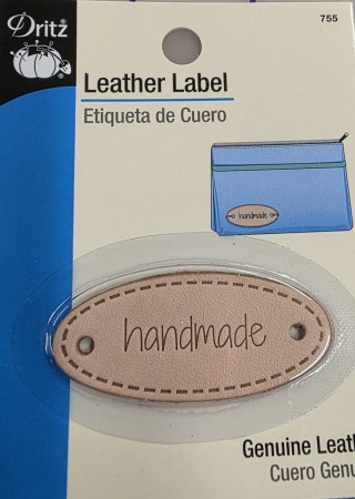 Handmade merke i lær - Dritz